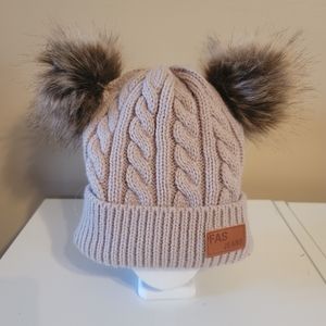 FAS JEANS pompom toboggan